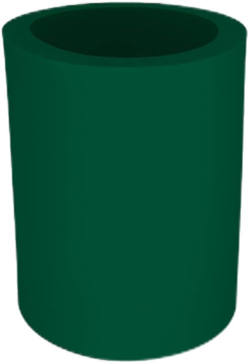 Blank Thick Foam Old School Can Cooler (12 Pack, Forest Green)