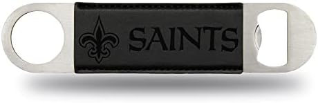 Rico Industries NFL Laser Engraved Bar Blade Faux Leather Laser Engraved Bar Blade - Great Beverage Accessory for Game Day