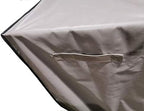 L Storage Box cover with Straps and Handles, Waterproof Heavy Duty Outdoor Furniture Winter Cover for Keter, Suncast, Lifetime(Deck Box Cover, 52.7"(L) 26.7"(D) 26.7"(H) Brown