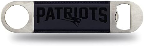 Rico Industries NFL Laser Engraved Bar Blade Faux Leather Laser Engraved Bar Blade - Great Beverage Accessory for Game Day