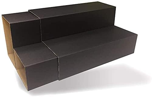 Bookshelf Innovation Made in Japan, Manga organizing kit (3Levels, Black)