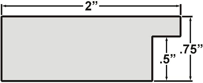 Craig Frames 12x36 Textured Brown Oak Poster Frame for Posters and Photos | Lightweight shatter resistant acrylic facing with a rigid backing board, made in the USA