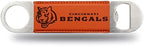 Rico Industries NFL Laser Engraved Bar Blade Faux Leather Laser Engraved Bar Blade - Great Beverage Accessory for Game Day