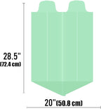 4-6 Gallon Flap Tie Compostable Trash Bags, 76 Count, Kitchen Compost Bags, Sturdy Biodegradable Garbage for Food Scrap Waste, ASTM D6400, US BPI Certified
