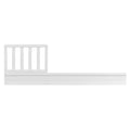Oxford Baby Holland Modern 3-in-1 Island Crib to Toddler Bed Guard Rail Conversion Kit, Snow White, GreenGuard Gold Certified