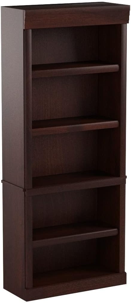 Sauder Heritage Hill Library/Book shelf, L: 29.80" x W: 12.99" x H: 71.26", Classic Cherry finish