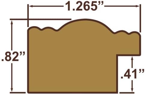 Craig Frames 24x36 Blue Picture Frame, Wall Decor for Art and Photos | A lightweight, shatter resistant acrylic front, made in the USA for a gallery display