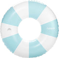 FUNBOY Giant Vintage Stripe Inflatable Tube Pool Float with Cup Holder 48" Large Pool Float for Adults Inner Tube Swimming Pool Toys Swim Rings Pool Lounger Float for Pool Party & Summer