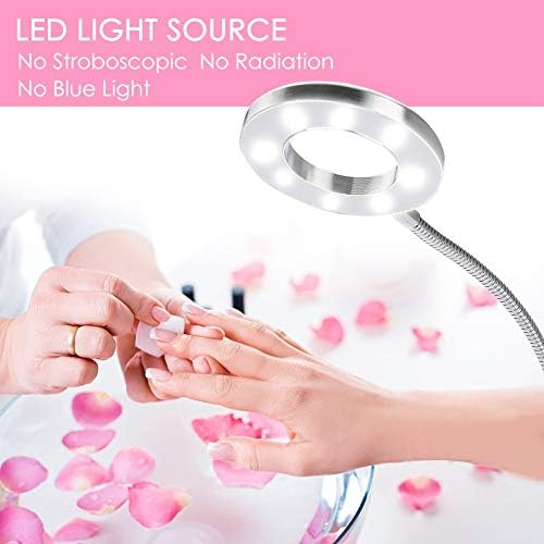 Makeup, USB Makeup Tattoo LED Lamp, Beauty Lamps, Microblading Light Beauty with Clamp LED Desk Lamp for Eyebrow/