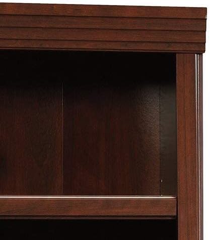 Sauder Heritage Hill Library/Book shelf, L: 29.80" x W: 12.99" x H: 71.26", Classic Cherry finish