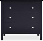 Delta Children Campbell 3 Drawer Dresser, Midnight Grey