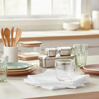 Urban Villa Cloth Napkins White Dinner 100% Cotton 18x18 Inches (Set of 6)