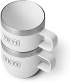 YETI Rambler 6 oz Stackable Mug, Stainless Steel, Vacuum Insulated Espresso/Coffee Mug, 2 Pack