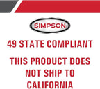 Simpson PS4240 PowerShot Gas Pressure Washer Powered by Honda GX390, 4200 PSI at 4.0 GPM, (49 State) 60456