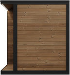 GL4 Outdoor Sauna Kit, Garden Luxury-Series Outdoor DIY Sauna Kit, Thermo-Spruce, up to 4 Persons Bundles (Sauna Heater and Sauna Stones Included) (Harvia Spirit SP60E - WiFi Xenio)