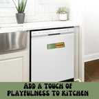 Funny Kitchen Gadgets Clean and Dirty Sign for Dishwasher, Retro Kitchen Accessories, Funny Clean Dirty Magnet for Dishwasher Clean Dirty Sign, Mid Century Modern Kitchen, Gadgets for Kitchen (Funky)