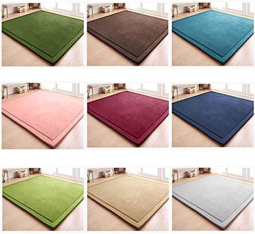 Baby Play Mat, V-mix Handmade Weaving Plush Foam Play Crawling Rugs for Baby, Toddler, Children, Yoga Mat, Exercise Mat Cushy-Soft & Thick Hypoallergenic, Non-Toxic, Reversible