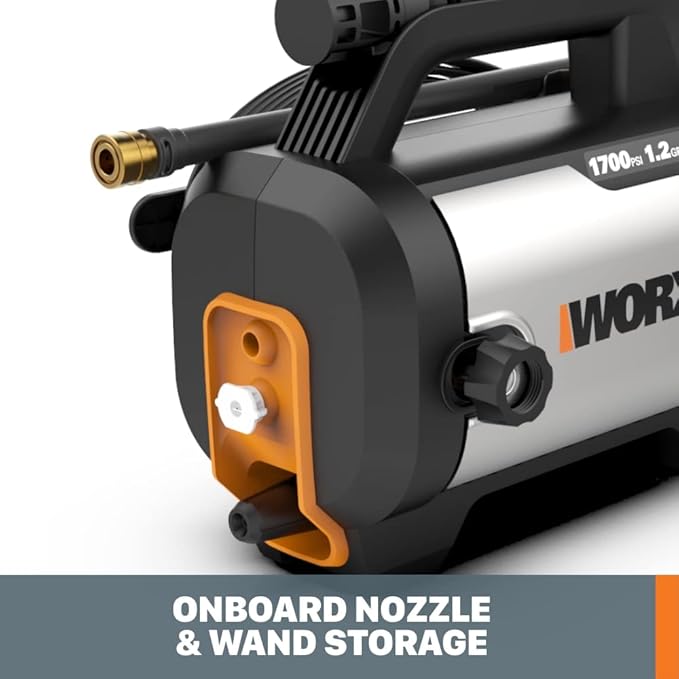 Worx 13 Amp Electric Pressure Washer Max 1870 PSI Max 1.4 GPM WG602