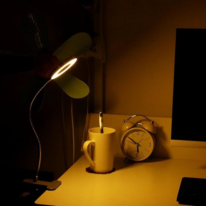 ZJchao Clip on Light, Makeup LED Lights USB Cosmetic Lamp Eyebrow Lip Beauty Salon Desktop Led Lights with Clip Reading Desk Light Book Light for Desk Bed Headboard Makeup