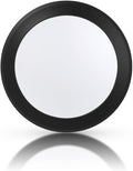 ECOELER 5/6 Inch Dimmable LED Disk Lights, 16.5W Black Surface Mount Ceiling Downlight, 1100lm 3000K Warm White, Low Profile Flush Mount Ceiling Lights for J-Box or Recessed Can, ETL-Listed