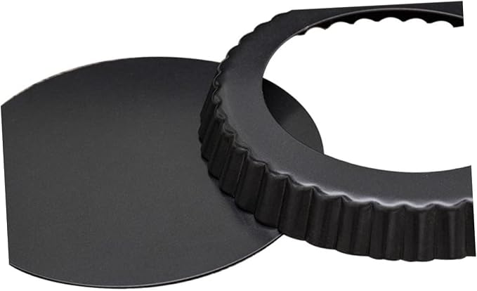 SOLUSTRE 1set Tart Molds for Home Kitchen for Bread Pizza Cakes and Desserts Made of High Grade 2pcs
