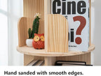Heehee 2 Rotating Bookshelf 360 Display Floor Standing Bookcase Storage Rack for Kids&Adults Multi-Functional Bookshelf Organizer (2-Tier)