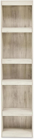 Signature Design by Ashley Bellaby Farmhouse Pier with 3 Adjustable Shelves, Whitewash