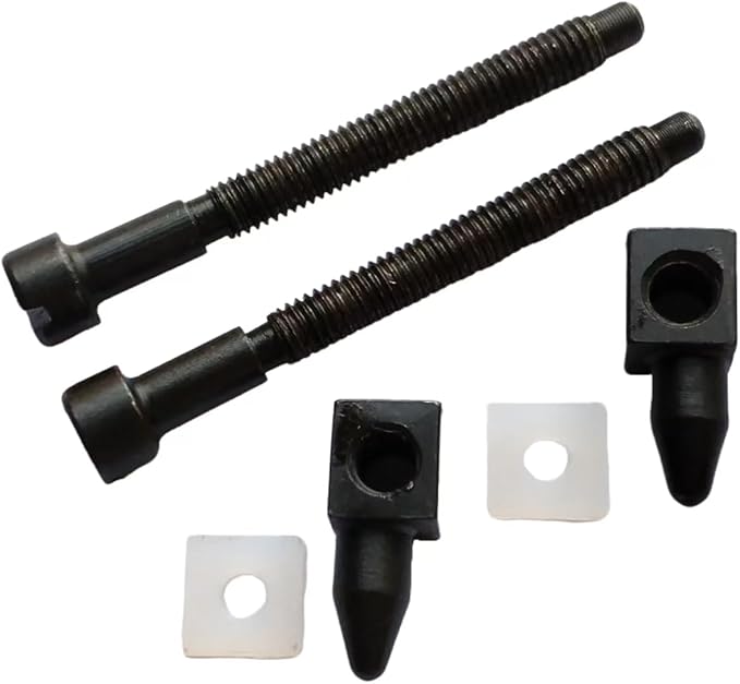 (2 sets) Chain tensioner adjuster screw adjustment kit compatible with 61 66 162 181 266 268 272 262xp 272xp 281 288 chain saw