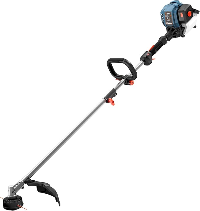 SENIX 31cc 4-Cycle Gas Weed Wacker, 18" String Trimmer Lightweight (20% Lighter Engine) with Rapid Reload Trimmer Head for Lawn & Yard - GTS4QL-M2
