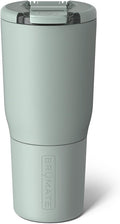 BrüMate Nav 25oz 100% Leak Proof Insulated Travel Tumbler with Magnetic BevLock™ Lid - Double Wall Cup-Holder Friendly Stainless Steel Mug (Sage)