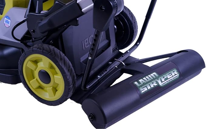 Lawn Stryper- Generation 3 Lawn Striping System/Stripe Your Lawn Like A Ballpark/ONLY Works with RYOBI and Kobalt Battery Powered 20”-21” Residential Walk-Behind Lawn Mowers