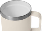 YETI Rambler 10 oz Ceramic Lined Stackable Mug, Vacuum Insulated, Stainless Steel with MagSlider Lid, Cape Taupe