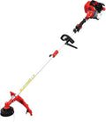 Gas Brush Cutter 2 Cycle Multifunctional Pole Saw Hedge Trimmer Attachments EPA Compliant Aircooled Shoulder Strap Lawn Garden Tool System Yard Farm
