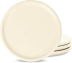 Stone Lain Eden 4-Piece Salad Plate Set Stoneware, Beige
