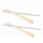 4pcs Metal Hair Chopsticks, Gold and Silver Bun Hair Sticks | Alloy Hair Pick, 4.9inch, Hair Charms for Girl Women