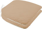 Plush Chair Cushion, Oval Chair Cushion Pad,Ultra Soft Nonslip Seat Pad,Comfortable Chair Cushion Cover,2PCS Memory Foam Chair Seat Cushion for Home Office Kitchen Dining Chairs Coffee