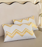 7PCS Gold and Grey Comforter Set,Grey Bedding Set Full Size,Metallic Blush and Grey Bedding Set Full,Bed in A Bag Full Comforter for Teen Girls Women,Bedroom Decoration Full 7Pcs