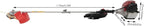 YIYIBYUS 36CC Weed Wacker Eater Gas Powered, 2-Cycle 5.74FT String Trimmer/Edger with Two Blade Heads, Lawn Mower Hedge Trimmer with Rubber Handle & Shoulder Strap