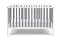 Baby Cache Deux Remi Island 3-in-1 Convertible Crib (Do Re Me) White & Gray