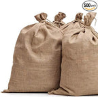 Burlap Bags 22" x 36" - Great for Planting/Gardening - Kids Sack Bag - Plant Covers - Sacks Burlap by Sandbaggy - Food Grade (Pack of 500)