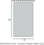 108 Inch Long Blackout Large Curtains 2 Panels,70 Wide Back Tab Window Drapes with Hooks,Track System Curtain Panels for Living Room Sliding Door Modern Farmhouse 70x108 in,70x9ft Light Taupe