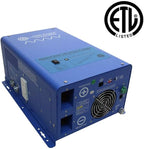 AIMS Power 1000 Watt 12 VDC Pure Sine Inverter Charger 120 VAC Output 35A Charger 30A Transfer Switch ETL Cert to UL458 Standards PICOGLF10W12V120V