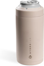HydroJug Tall Can Cooler 16 oz, Stainless Steel Can Holder, Dune