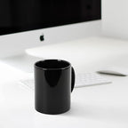 Large Coffee Mugs, 22 OZ(650ml) Extra Coffee Mug Set of 2, Smooth Ceramic Boss Cups, Big Capacity and Large Handle, for Dad Men, Black