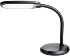 Newhouse Lighting NHDK WH Eos Reading & Craft Table LED Desk Lamp, Dimmable &Light Color Adjustable, Gooseneck Task Light, Black (NHDK-EO-BK)