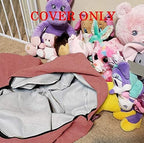 Stuffed Animal Storage Bean Bag Chair Cover (No Beans) for Kids and Adults.Soft Premium Corduroy Stuffable Beanbag for Organizing Children Plush Toys or Memory Foam Extra Large 300L (Pink)