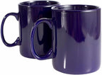 BYCNZB 30oz Super Large Ceramic Coffee Mugs Large Handles Set of 2 (Cobalto)