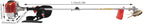 Gas Weed Eater, 26CC 2-Stroke Engine Weed Trimmer Brush Cutter Lawn Edge 8500RPM Air-Cooled Multi Functional Gas Powered String Trimmer for Agriculture Forestry & Landscaping