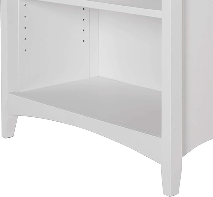 Camaflexi Shaker Style Bookcase, 72", White