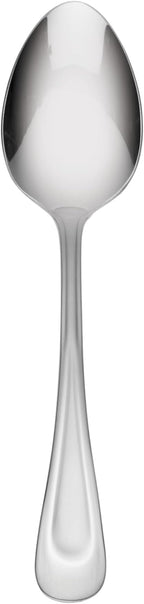 Oneida Satin Sand Dune Dinner Spoons Silverware Set for 4, Flatware | 18/0 stainless steel, satin finish | 6.8 inch length | great for soup or tablespoon use, cutlery set, utensil set